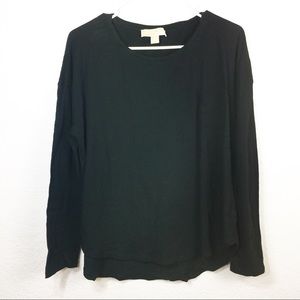 Michael Kors Back Long Sleeve Top